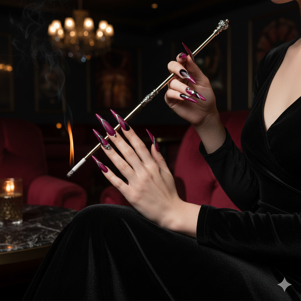 Uñas Acrílicas Forma Stiletto