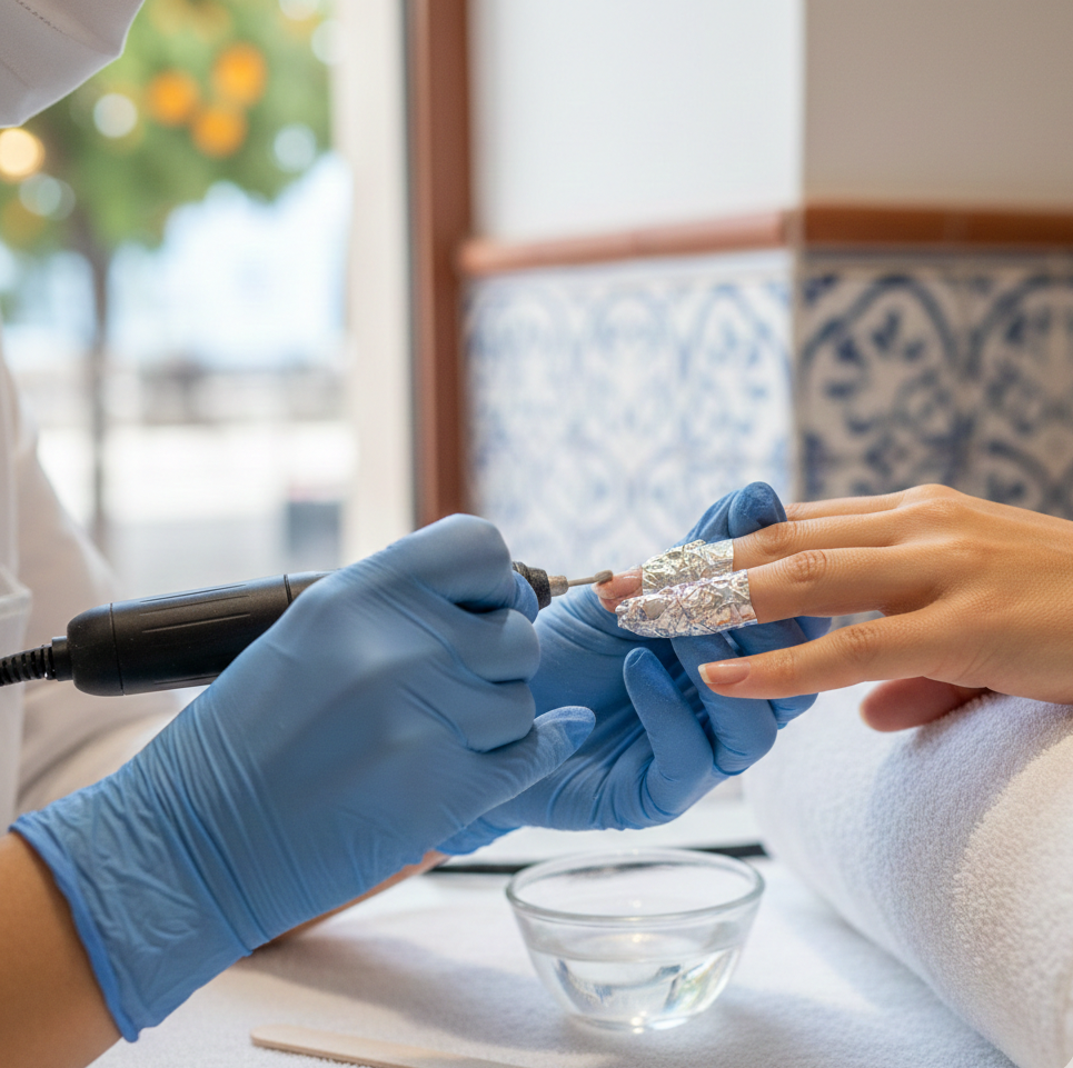 Retirada de Uñas de Gel y Acrílico