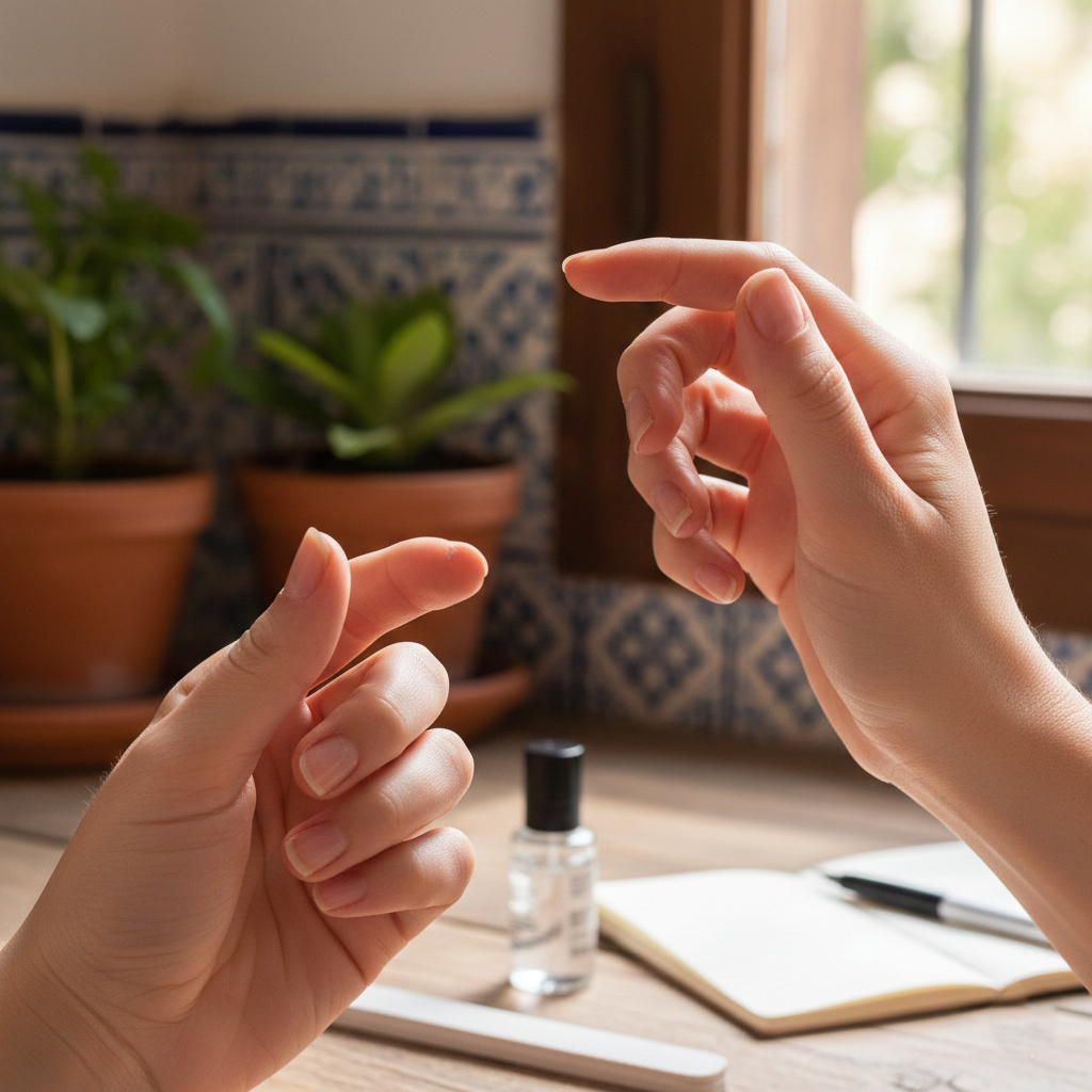 ¿Por qué mis uñas se rompen siempre en el mismo sitio?
